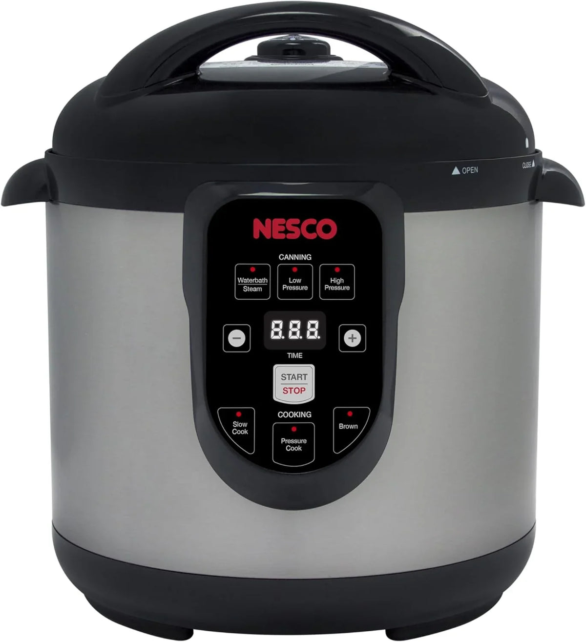 Nesco NPC-9 Smart Electric Pressure Cooker and Canner, Stainless Steel, 9.5 Qt - image 2