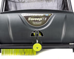 21-Inch Width Leaf & Grass Push Lawn Sweeper, Black - image 11