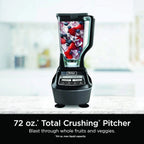Ninja Blender, Mega Kitchen System, 1500W, 4 Functions for Smoothies, Processing, Dough, Drinks & More, with 72 Blender Pitcher, 64 Processor Bowl, 2 Nutri Cups + Lids, Black, BL770 - image 7