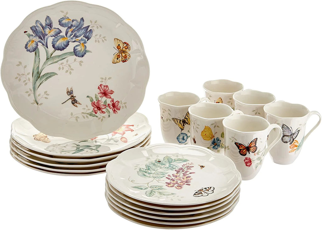28 Piece Butterfly Meadow Classic Dinnerware Set - image 7