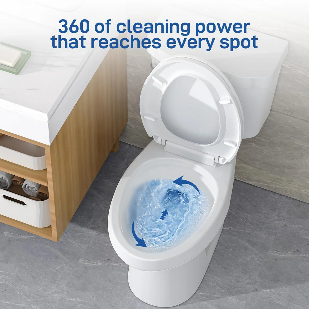 Elongated Two-Piece Toilet with Soft-Close Seat and 1.28 GPF Siphonic Flush - image 13