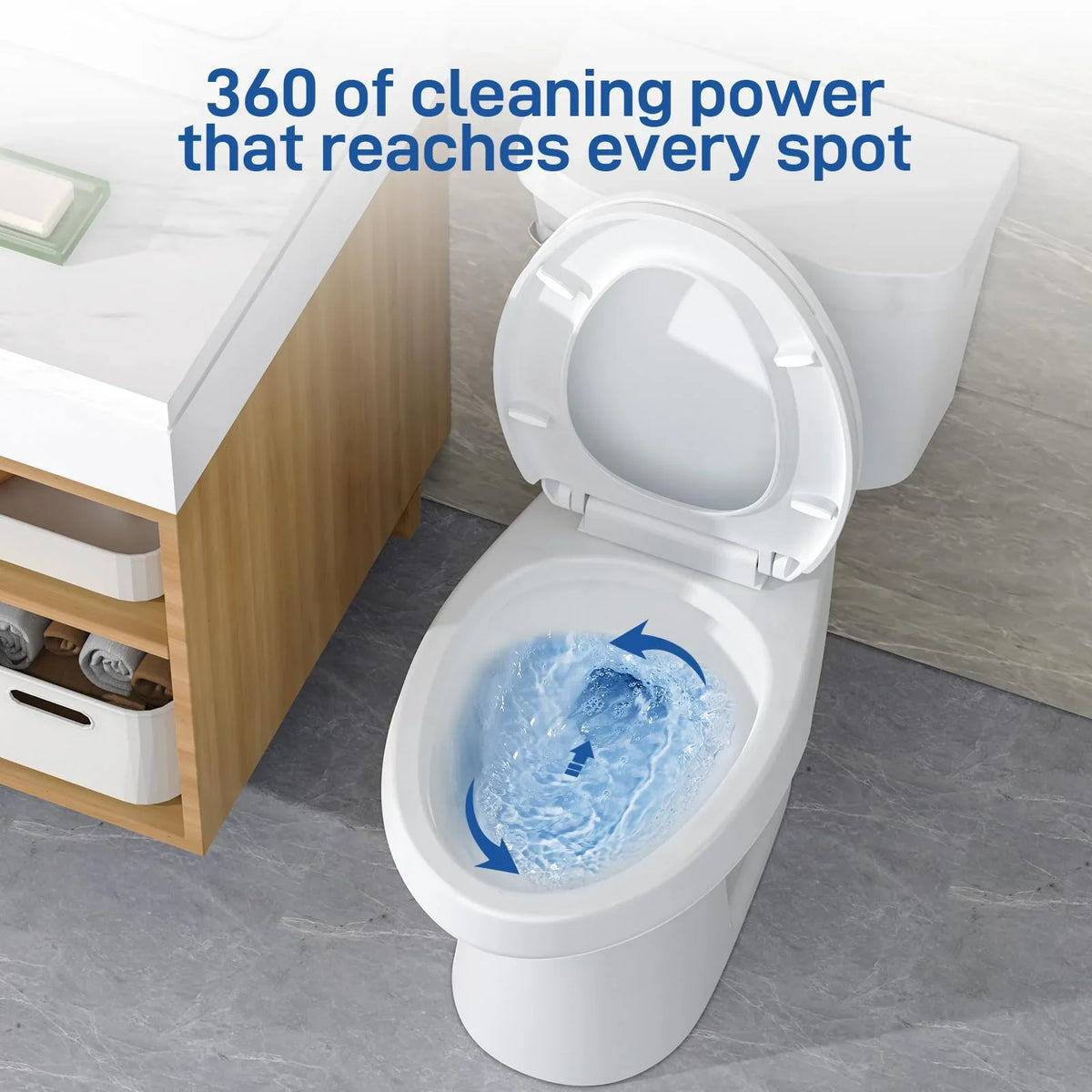 Elongated Two-Piece Toilet with Soft-Close Seat and 1.28 GPF Siphonic Flush - image 13