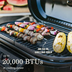RoadTrip 285 Portable Stand-Up Propane Grill with 3 Adjustable Burners & Instastart Ignition, 20,000 BTUs of Power for Outdoor Cooking, Camping, Tailgating, Grilling, BBQs, & More - image 7