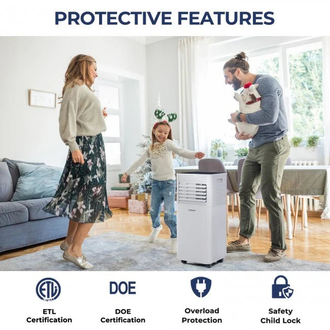 8000 BTU 3-in-1 Air Cooler with Dehumidifier and Fan Mode - image 10