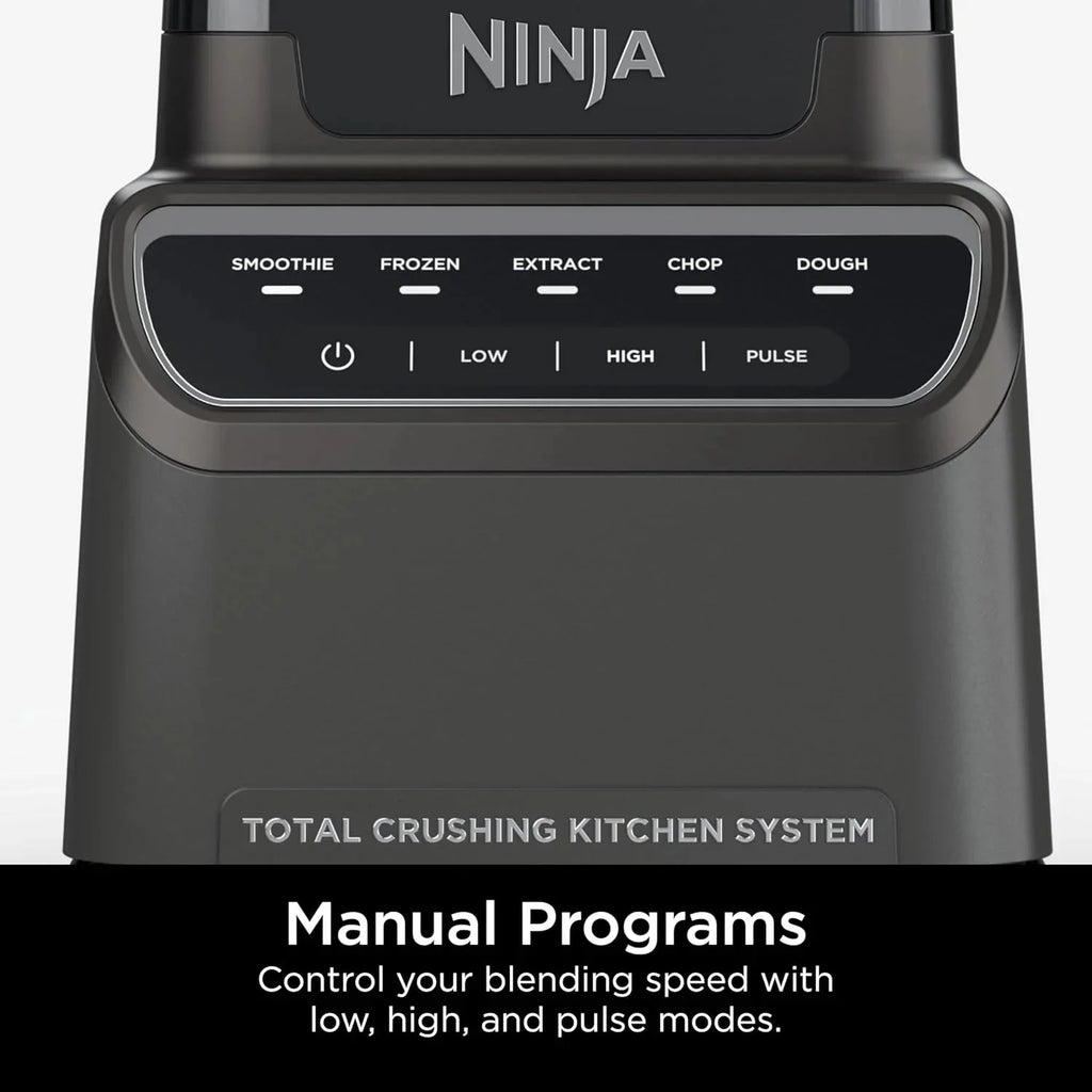 Ninja Blender, Mega Kitchen System, 1500W, 4 Functions for Smoothies, Processing, Dough, Drinks & More, with 72 Blender Pitcher, 64 Processor Bowl, 2 Nutri Cups + Lids, Black, BL770 - image 17