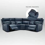 104" 3-Color Genuine Leather Power Reclining Sectional Sofa with Zero Gravity Feature, USB & USB-C Ports, and 2 Stationary Armless Chairs - image 22