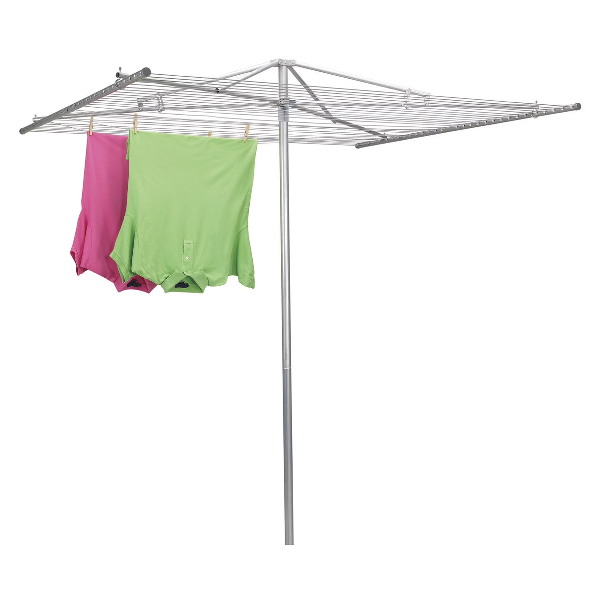 Household Essentials Parallel Clothesline Outdoor Dryer, 30 Lines with 210 Feet of Drying Space, No-Rust Steel - image 5
