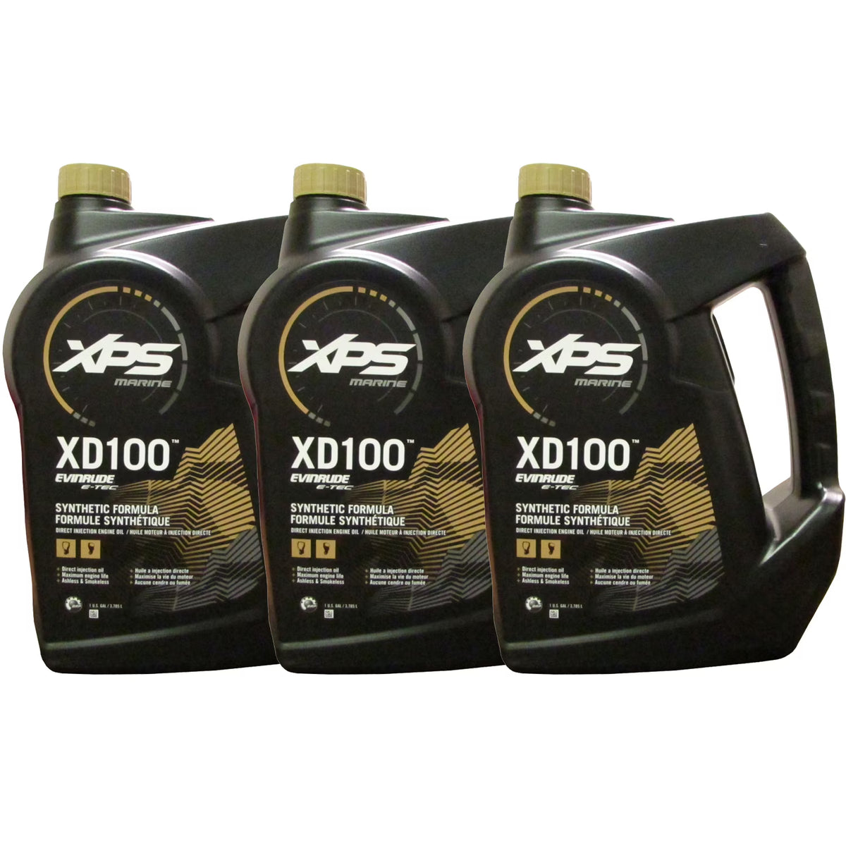 Johnson Evinrude/OMC XPS Marine XD100 Oil Gallon 3 Pack 779711, 0779711, 0764357 - image 1