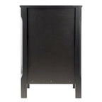 Elegant Black Wooden Nightstand with 3 Generous Storage Drawers - Dimensions: 15.75L x 15.75W x 23.63H - image 6