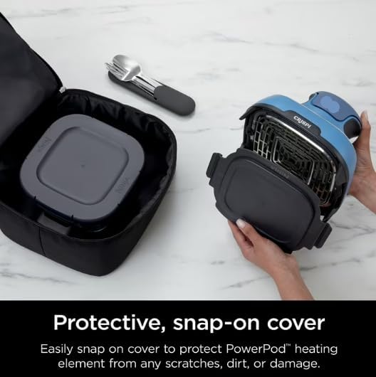 Ninja Crispi 5 in 1 Portable Glass Air Fryer Cooking System Small and large batch containers - image 6