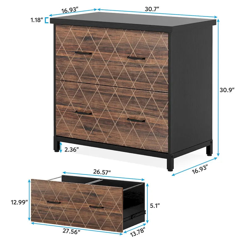 2-Drawer Lateral File Cabinet for Office Organization - image 13
