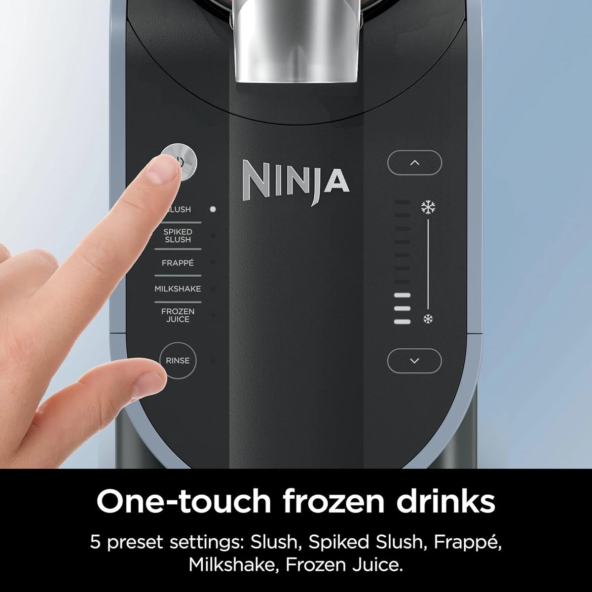 Frozen Drink Machine, 88oz, 5 Presets, Black - image 4