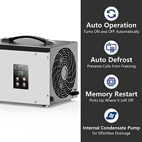 ALORAIR Crawl Space/Basement Dehumidifier 70 Pint Dehumidifier with Drain Hose - image 7