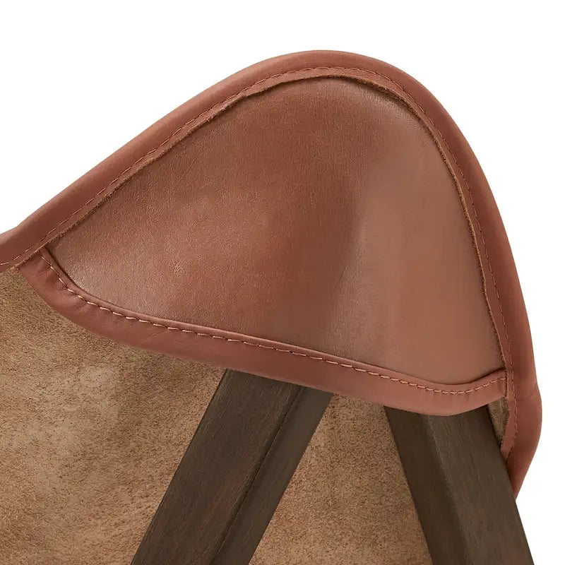 Cantu Authentic Top Grain Leather Tripolina Sling Chair by iNSPIRE Q Modern - image 32