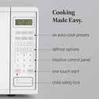 Farberware FMGZ09BKA 0.9 Cu. Ft. Microwave Oven, 900W, Digital Control, LED Display, 6 Cooking Presets, Black - image 25