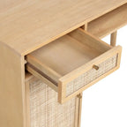 Nathan James Daisy Modern Farmhouse Desk with Storage and Brass Accents - image 18