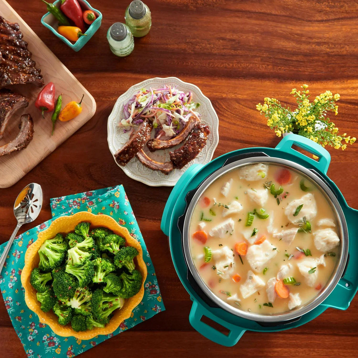 2025 The Pioneer Woman Sweet Rose 6-Quart Instant Pot Duo - image 3