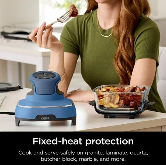 Ninja Crispi 5 in 1 Portable Glass Air Fryer Cooking System Small and large batch containers - image 8