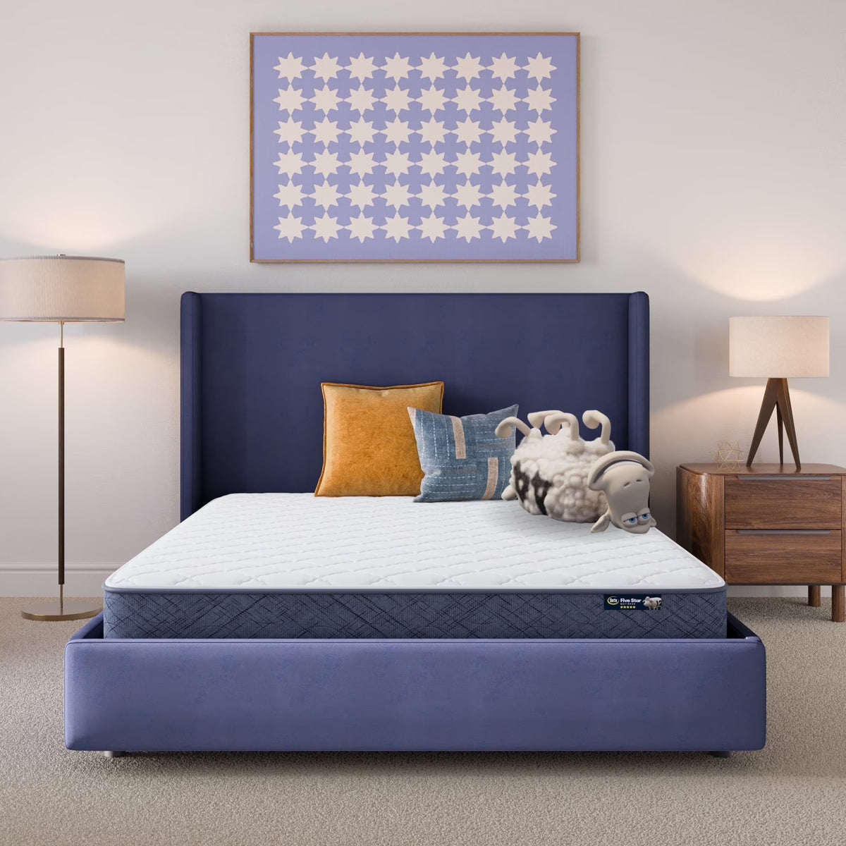 New! Serta Five Star Mattress 7" Sertapedic Firm Mattress in a Box -Twin - image 1