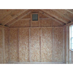 Colonial Williamsburg 10 ft. W x 16 ft. D Solid and Manufactured Wood Storage Shed - image 3