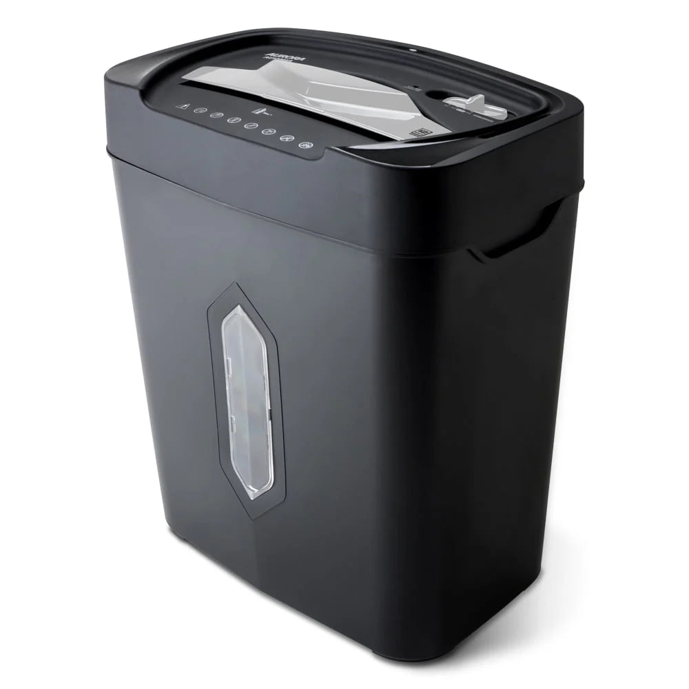Aurora GB AU1230XA 12 - Sheet Anti - Jam Crosscut Paper and Credit Card Shredder with 5.2 - Gallon Wastebasket - image 1