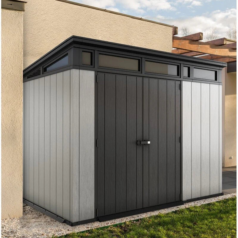 Artisan 9 ft. W x 7.5 ft. D Plastic Storage Shed - image 2