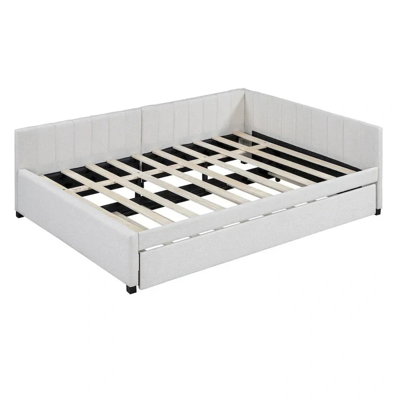 Merax Upholstered Full-Size Daybed with Trundle Feature - image 7