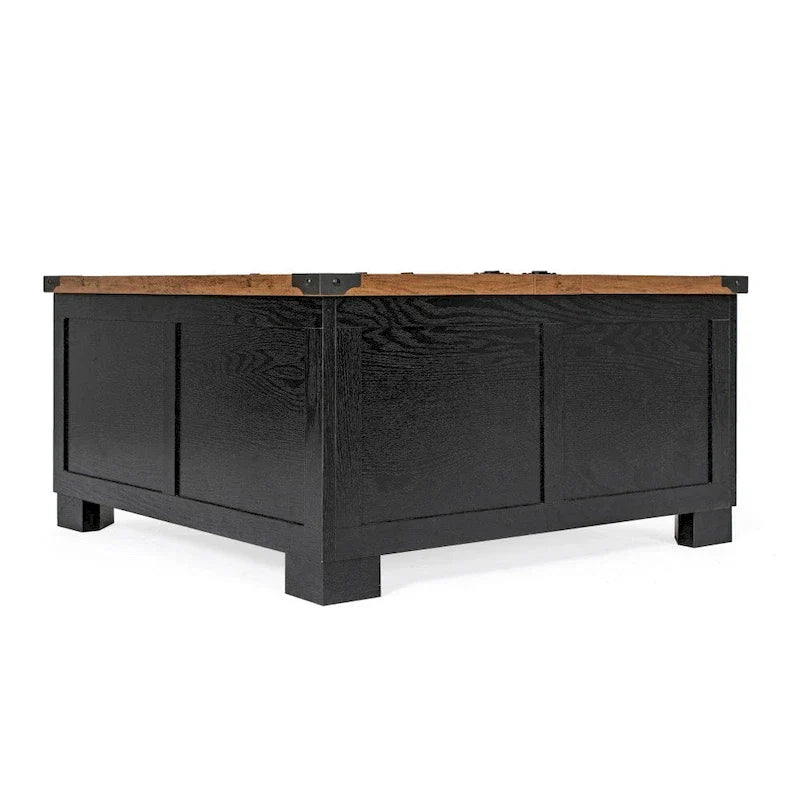 Contemporary Farmhouse Coffee Table Featuring Concealed Storage - image 16