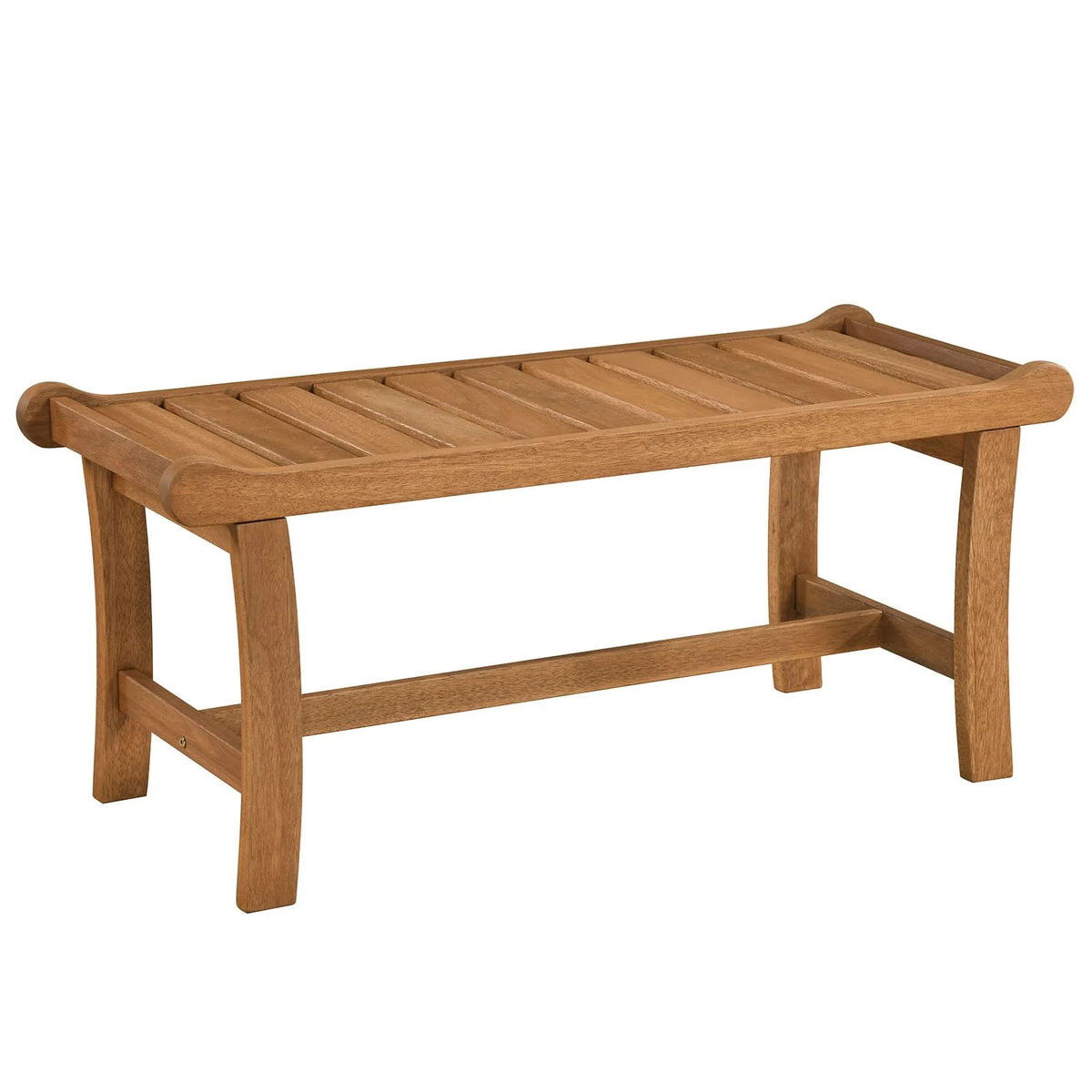 Tangkula 41.5" Patio Backless Bench with Slatted Seat - image 1