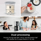 Ninja NC301 CREAMi Ice Cream Maker, for Gelato, Mix-ins, Milkshakes, Sorbet, Smoothie Bowls & More, 7 One-Touch Programs, with (2) Pint Containers & Lids, Compact Size, Perfect for Kids, Silver - image 25