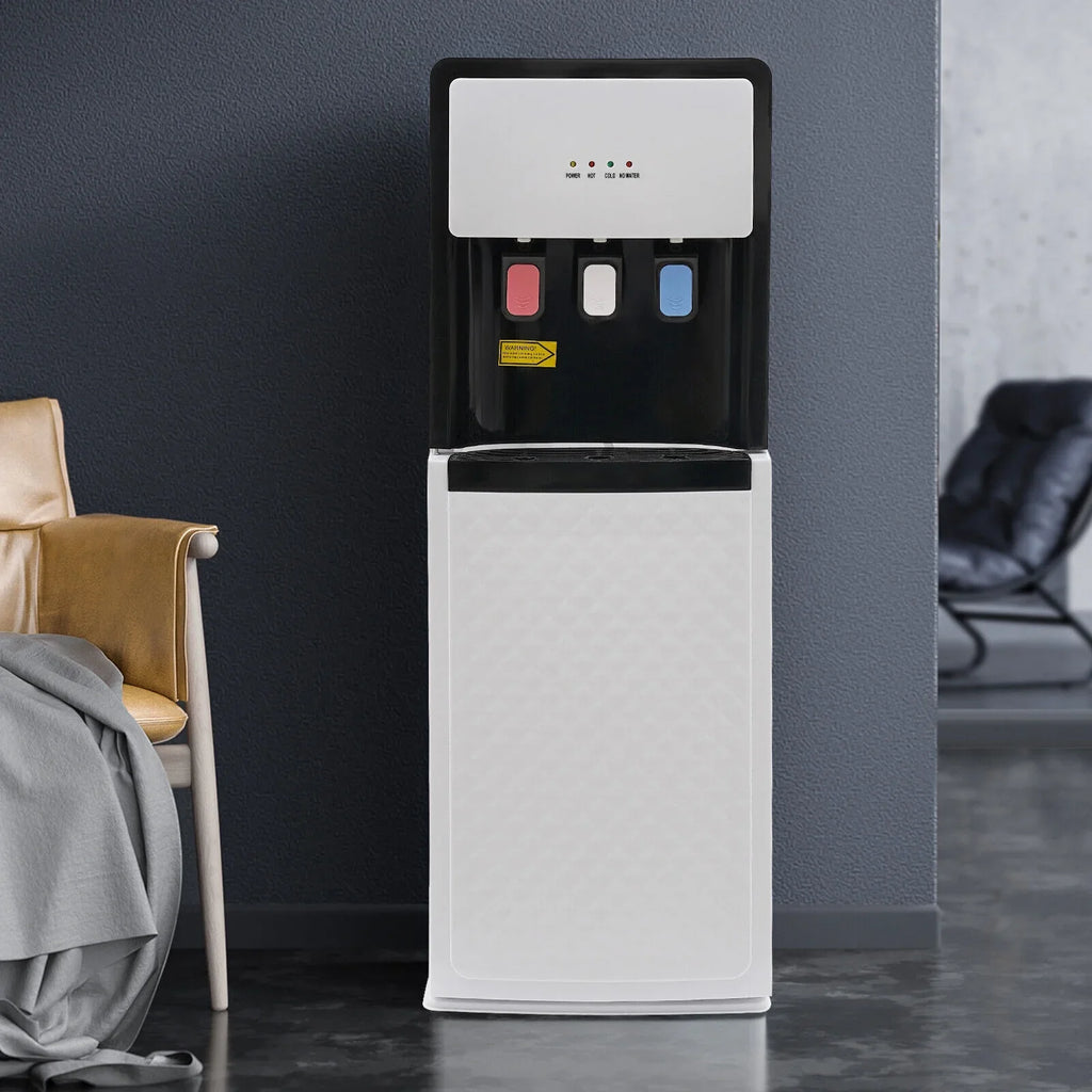 White Water Dispenser Bottom Loading Water Cooler for 5 Gallon Bottles for Offices, Nurseries, Homes, Gyms, Kitchen - image 4