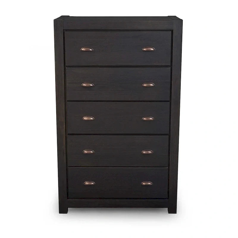 Montauk Solid Wood Chest with 5 Drawers by Grain Wood Furniture - image 17