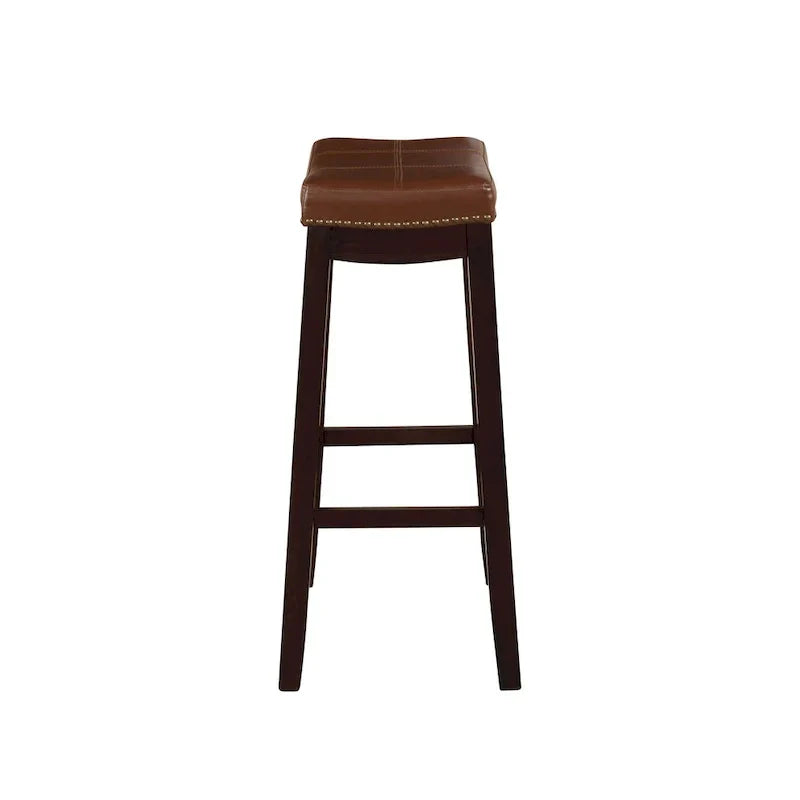 Linon Willamette Espresso & Cognac Bar Stool - image 4