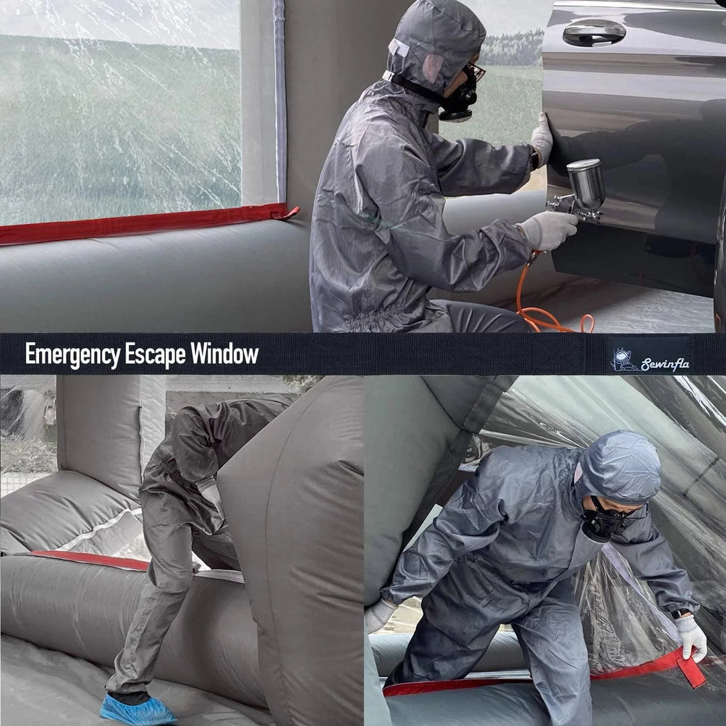 30x20x13Ft Inflatable Paint Booth with Blowers & Air Filter System – Professional Spray Tent - image 9