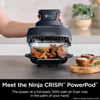 Ninja Crispi 4-in-1 Portable Glass Air Fryer Cooking System, 1500W, 4QT & 6-Cup TempWare Glass Containers with Storage Lids, Microwave, Freezer & Dishwasher Safe - image 71