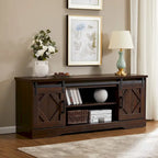 Rustic Farmhouse Barndoor TV Stand - Entertainment Center for TVs up to 70 Inches - image 26