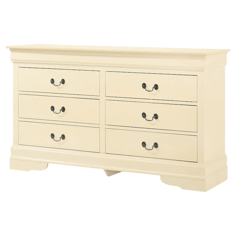Louis Philippe 6-Drawer Dresser for Bedroom - image 4