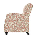 Push Back Recliner Chair with Padded Cushion and Solid Wood Legs - image 20