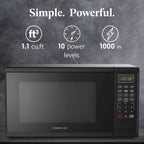 Farberware FMGZ09BKA 0.9 Cu. Ft. Microwave Oven, 900W, Digital Control, LED Display, 6 Cooking Presets, Black - image 67