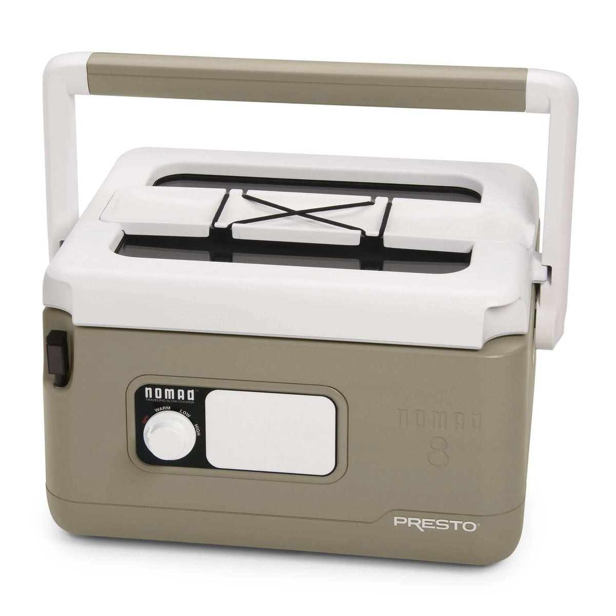 8-Quart Traveling Slow Cooker with Cool-Touch Design, Locking Lid & Removable Nonstick Pot - image 1