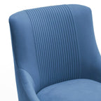 SEYNAR Set of 4 Modern Glam Boucle Velvet Dining or Vanity Chairs with Rear Handle - image 29