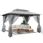 LAUSAINT HOME Outdoor Patio Gazebo 10'x13' with Expansion Bolts - image 3
