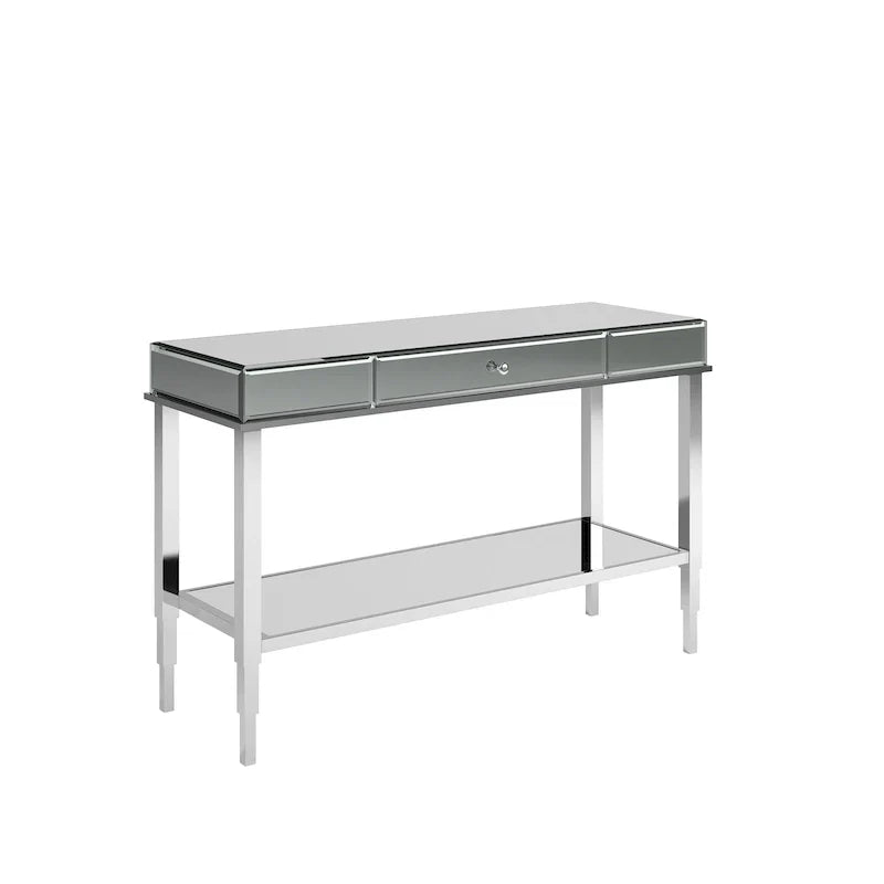 iNSPIRE Q Bold Camille Mirrored Console Table TV Stand with Drawer - image 4