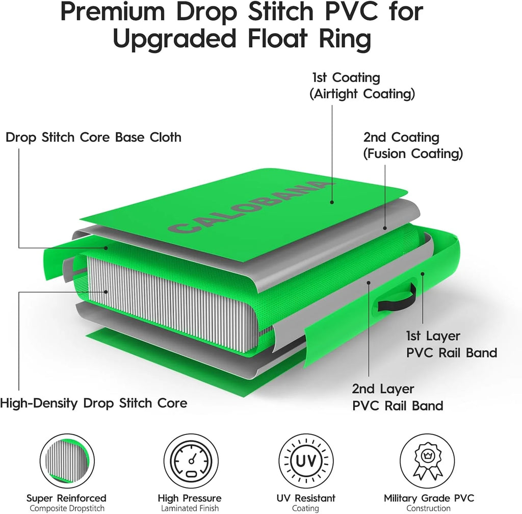Round Floating Ring Hammock - Heavy Duty Inflatable Raft - image 42