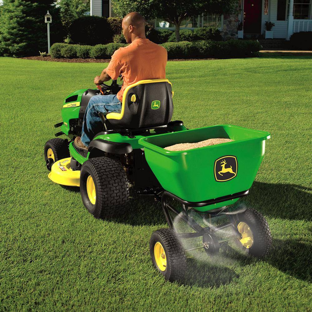 2025 175 lb Tow-Behind Broadcast Spreader, Rustproof Poly Hopper, Universal Fit - image 6