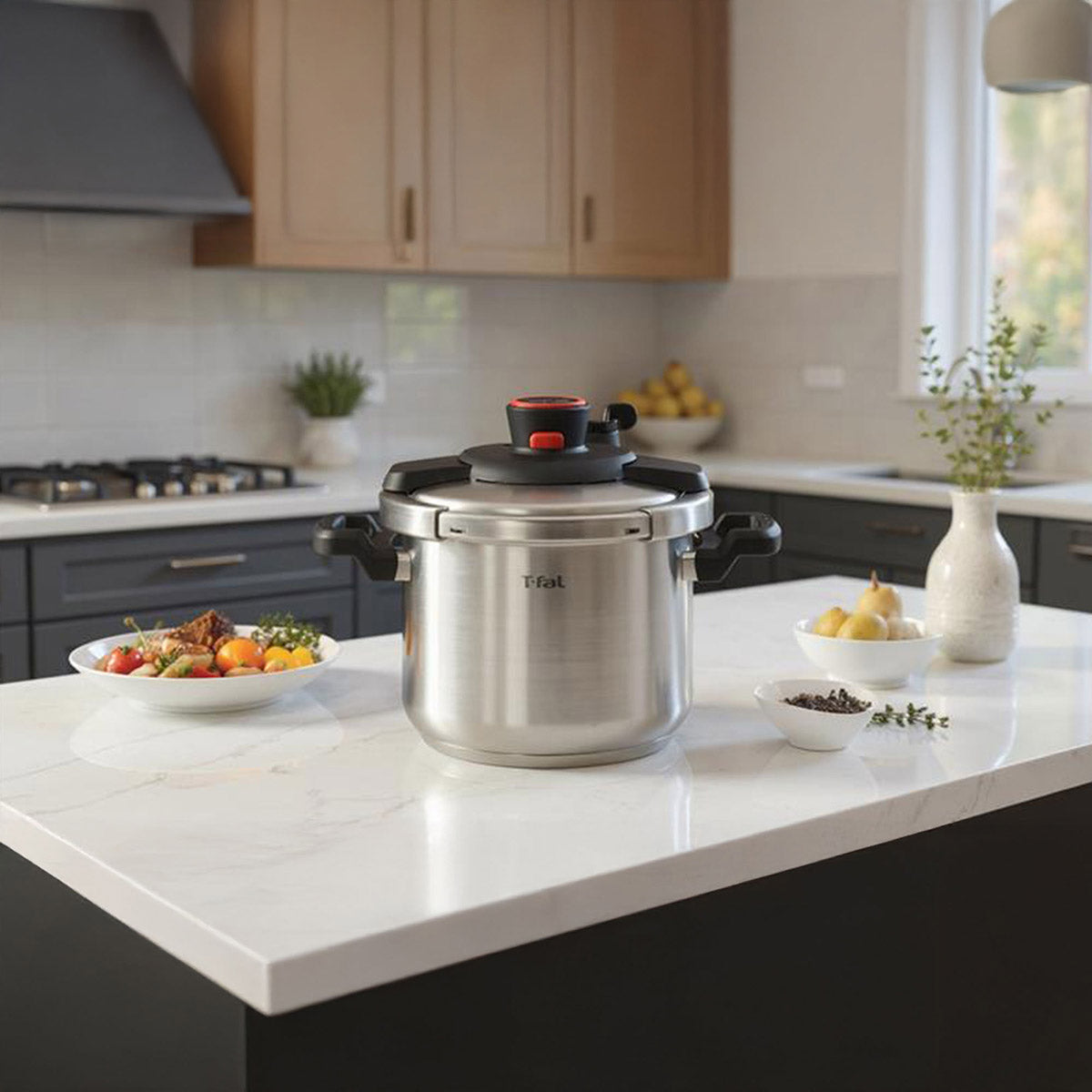 T-fal Clipso 8-quart Stainless Steel Stovetop Pressure Cooker - image 6