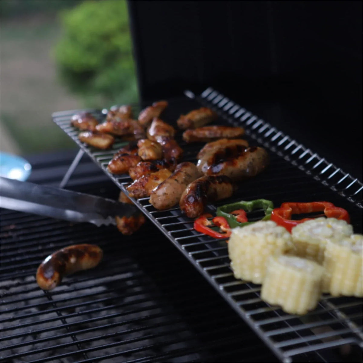 34'' Charcoal Grill Extra Large Portable BBQ  Grill, Black - image 3