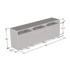 Modern 63-Inch TV Stand with Reno 05 Electric Fireplace - image 5