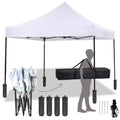Pop Up Canopy 10x10 Pop Up Canopy Tent Party Tent EZ Up Canopy Sun Shade Wedding Instant Folding Protable Better Air Circulation Outdoor Gazebo with - image 1