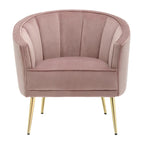 Randolf Velvet Accent Chair in Silver Orchid - image 2